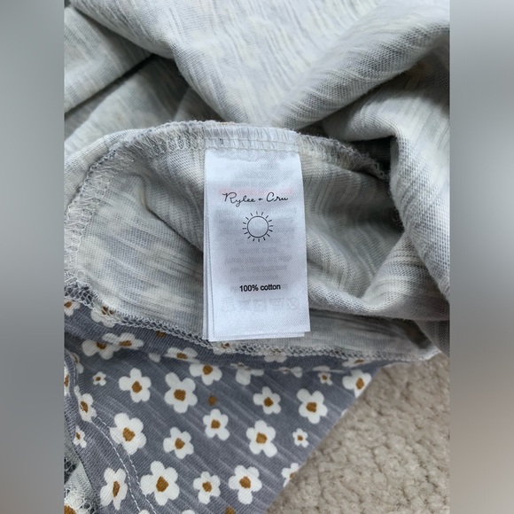 Rylee + Cru Size 2-3 Years Brea Dress in Blue Ditsy Floral - Picture 6 of 7